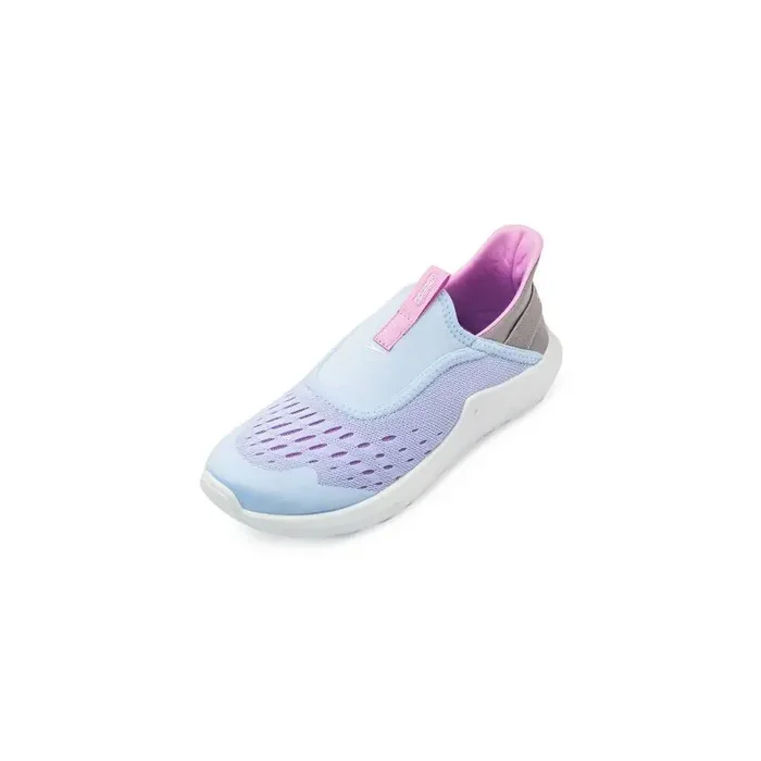 Speedo Adult Women‘s Pull On Water Shoes – Light Blue L Non Marking Sole, Breathable Upper