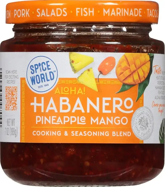 Spice World Aloha! Habanero Pineapple Mango Cooking & Seasoning Blend 7 oz