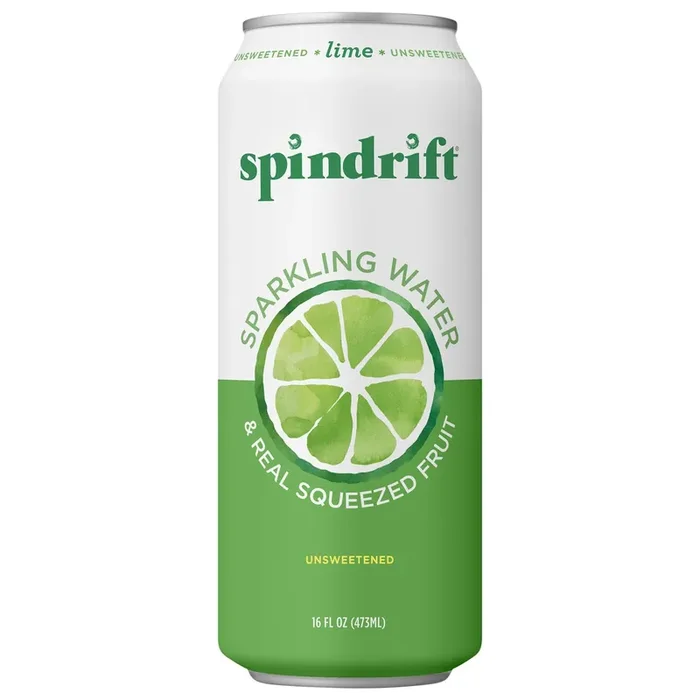 Spindrift Lime Sparkling Water Can – 16 oz