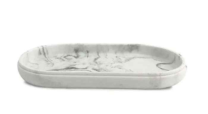 Splash Home Marble Resin Tray