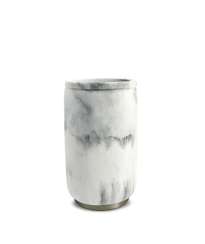 Splash Home Satin Nickel Marble Resin Bath Accessory