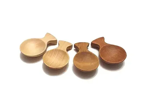 Spoon Rest for Kitchen/Mini Spoon/Spices Scoop/Tablespoon – Set of 4 (3inch)