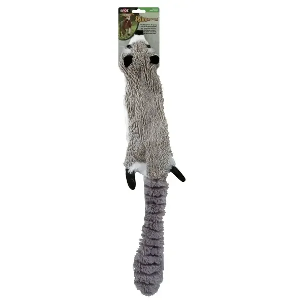 SPOT Ethical Skinneeez Plush Raccoon Toy