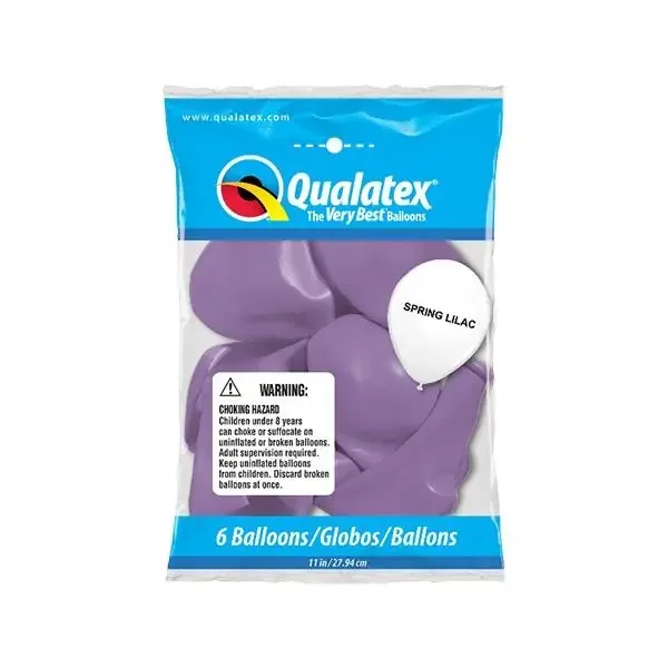 Spring Lilac Latex Balloon (Balloons Will Be Inflated)