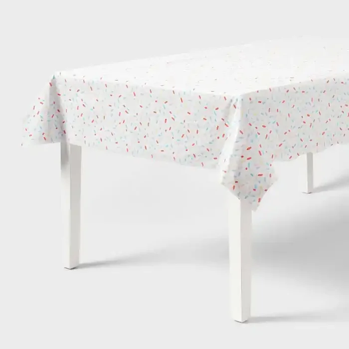 Sprinkle Print Ice Cream Social Rectangular Table Cover – Spritz™