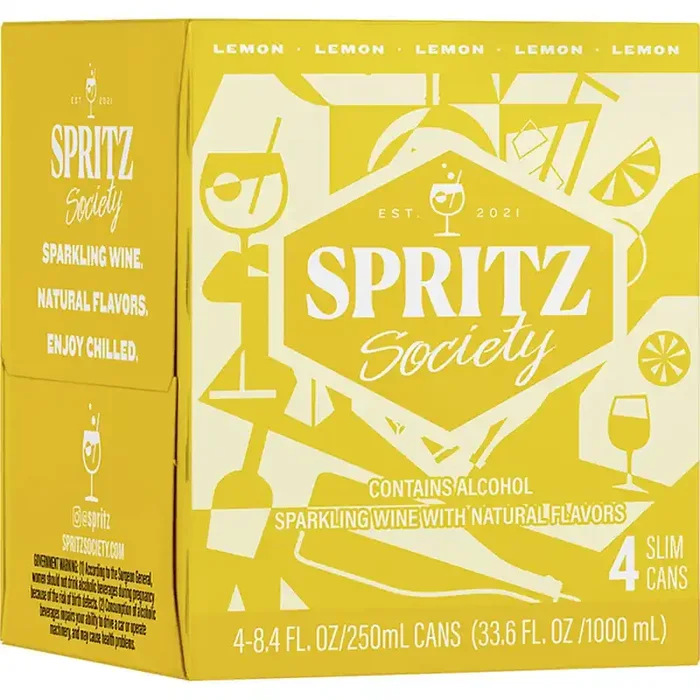 Spritz Society Lemon 4Pk/
