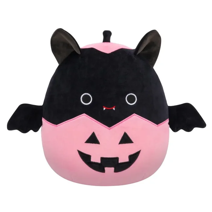 Spuishmallows Black Bat In Pink Jack-O-Lantern