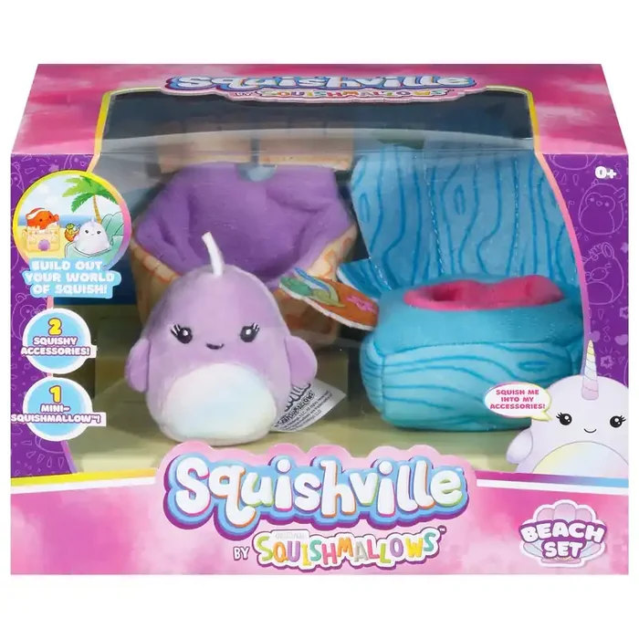 Squishmallows Squishville Beach Set Toys 1 ea