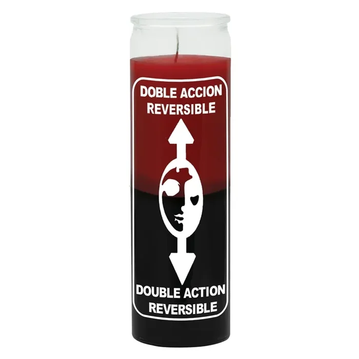St. Jude Double Action Reversible Candle – Red/Black