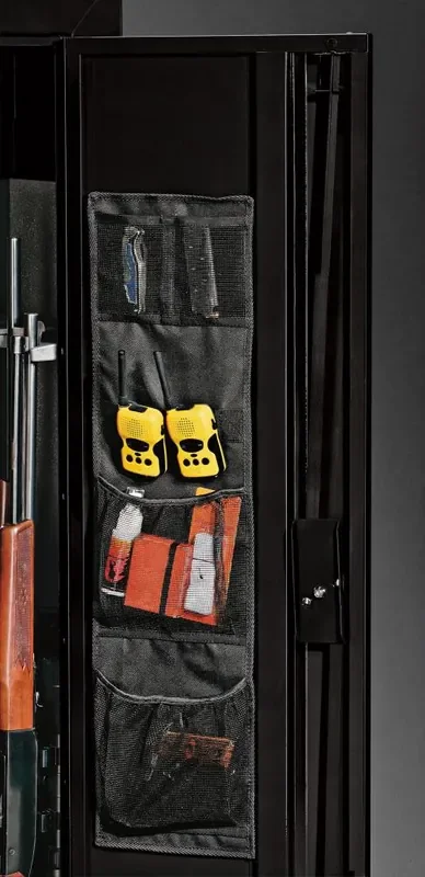 Stack-On Security Plus Fabric Door Organizer Accessory 8 In. X 20 In. For Cabinets and Safes