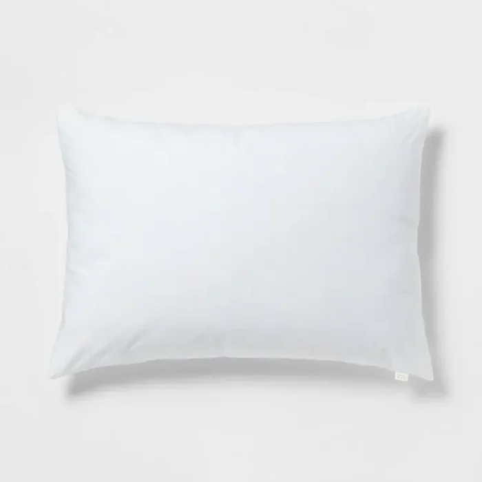 Standard/Queen Medium Firm Shapeable Memory Foam Bed Pillow – Threshold™ Cotton Jersey Cover, CertiPUR-US, OEKO-TEX Certified