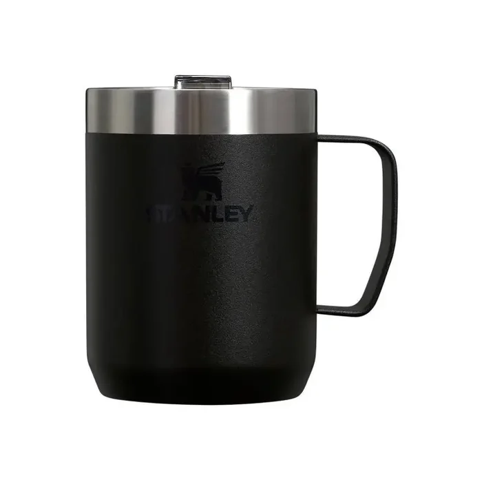 Stanley 8 oz Stainless Steel Classic Legendary Mug Black 2.0 Dishwasher-Safe Drinkware for Hot & Cold Beverages