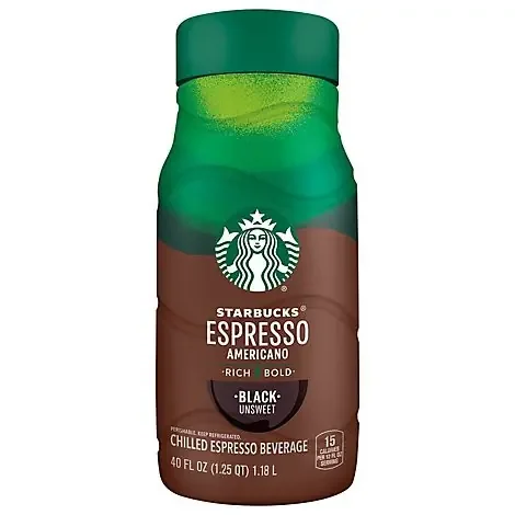 Starbucks Black Unsweet Iced Espresso- 40 fl oz