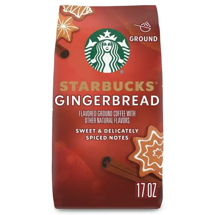 Starbucks Gingerbread Medium Roast Ground Coffee – 17oz