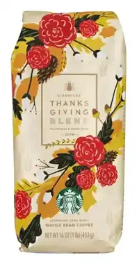 Starbucks Starbucks Whole Bean Coffee Thanksgiving Blend