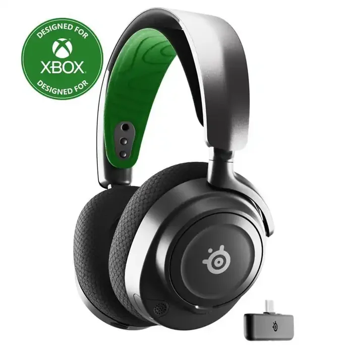 SteelSeries Arctis Nova 7 Wireless Gaming Headset for Xbox Series X PS5 Compatible, Noise Canceling, Built-In Mic