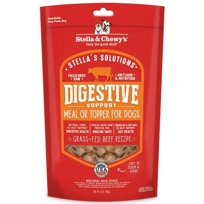 Stella & Chewy‘s Digestive Boost Grass-Fed Beef Dinner Morsels Dry Dog Food, 13 oz.