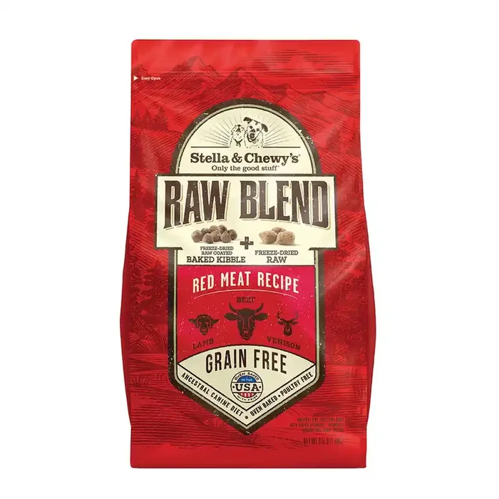 Stella & Chewy‘s Raw Blend Baked Red Meat – Dry Dog Food – Various Sizes