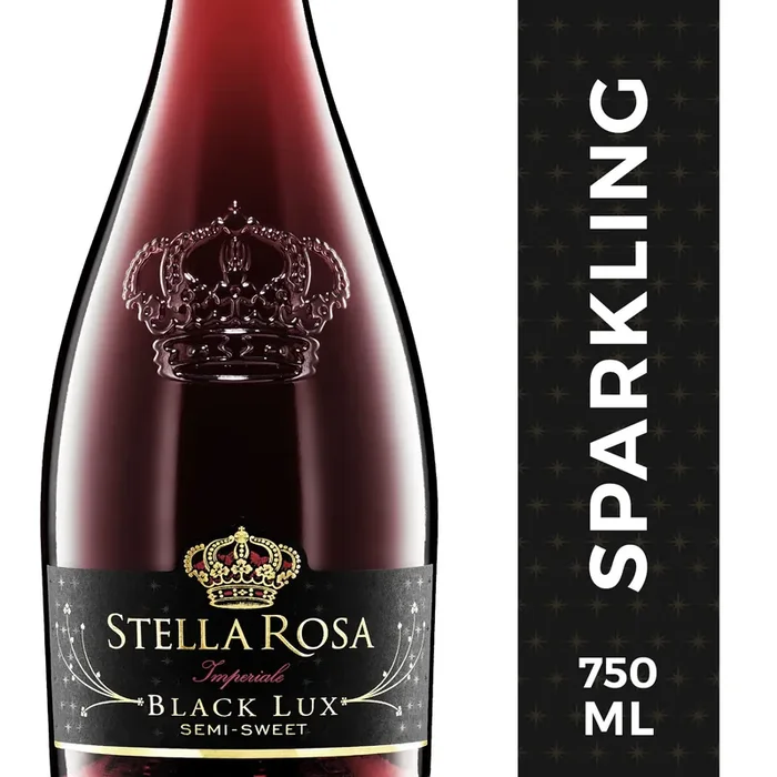 Stella Rosa Imperiale Black Lux Sparkling Red Wine with Tin (6 per case) 750 ml