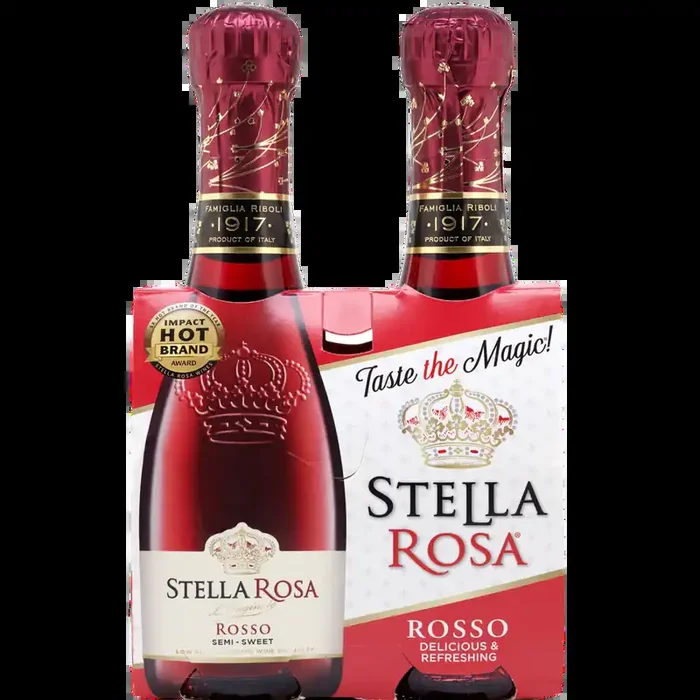 Stella Rosa Rosso Semi-Sweet Red Wine 2Pk/187 ml