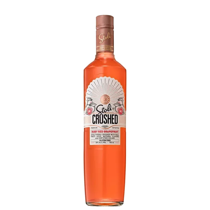 Stolichnaya Stoli Crushed Grapefruit Vodka Bottle