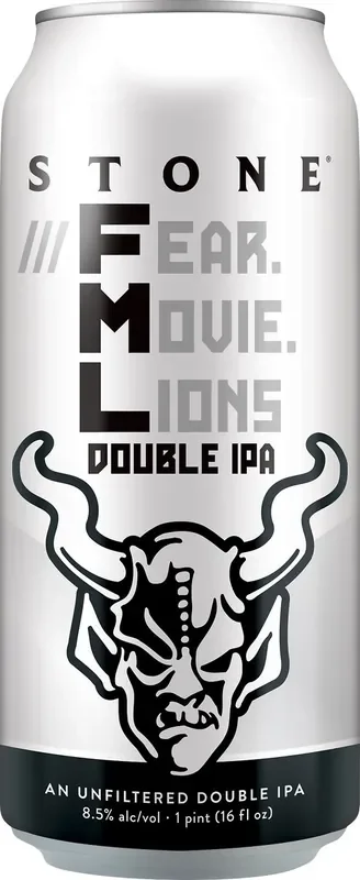Stone Double IPA ///Fear. Movie. Lions Beer 16 oz