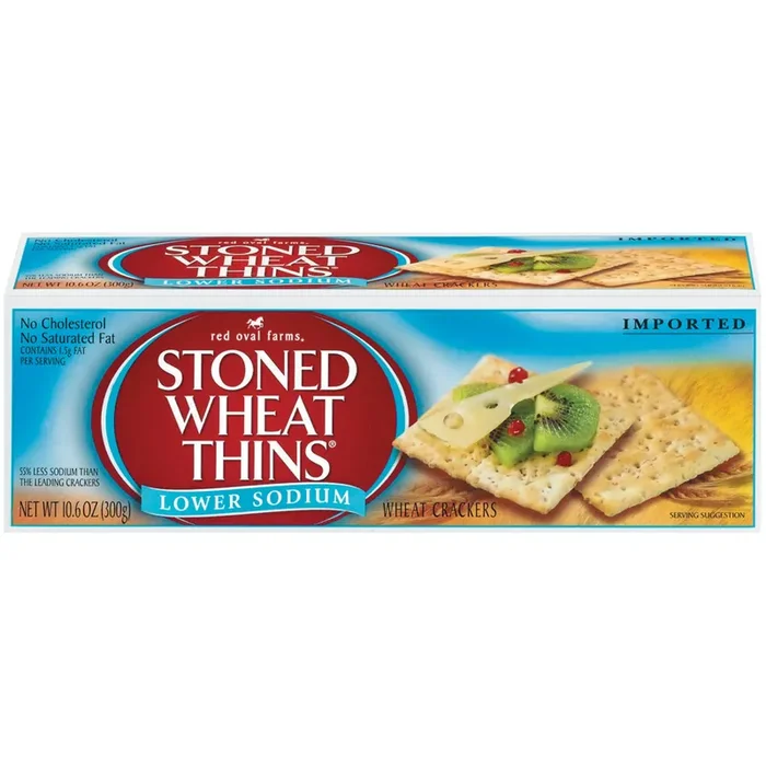Stoned Wheat Thins Low Sodium Crackers, 10.6 oz