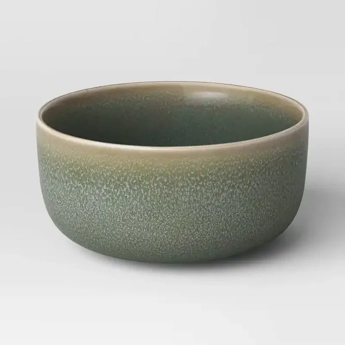 Stoneware Tilley Cereal Bowl Olive Green – Threshold™