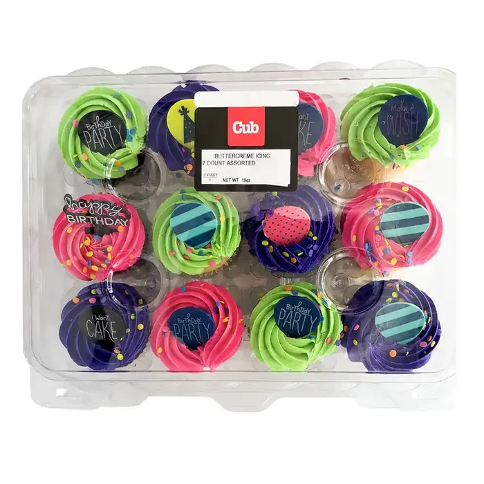 Store Brand Assorted 12Ct Cupcake Tray