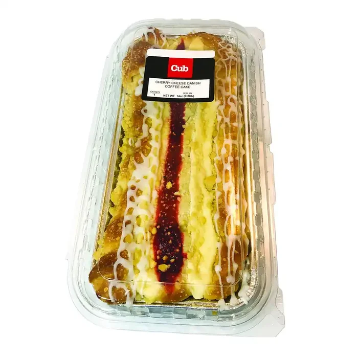 Store Brand Cherry Cheese Danish Coffee Cake