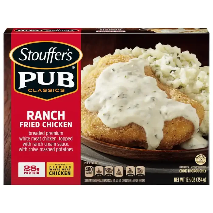 Stouffer‘s Pub Classics Ranch Fried Chicken Frozen Meal