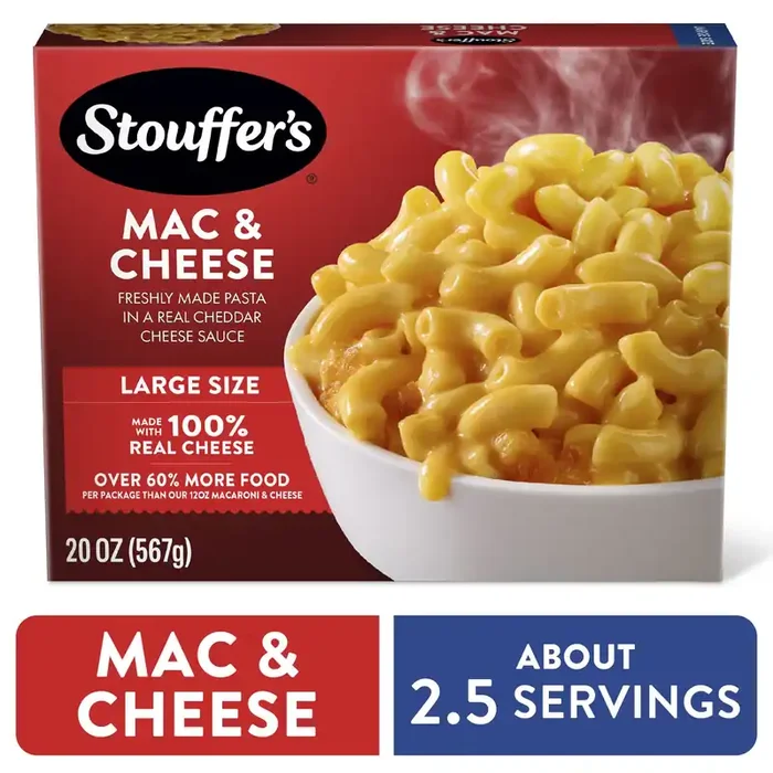 Stouffer‘s Stouffer‘‘s Macaroni and Cheese, Large Size, Oven or Microwave Dinner, Easy Frozen Dinners