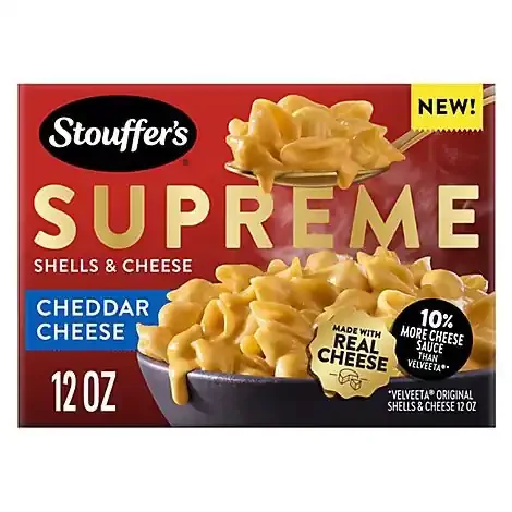 Stouffer‘s Supreme Shells & Cheddar Cheese Sauce 12oz – 12 OZ