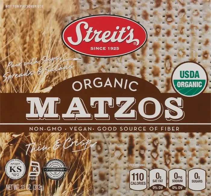 Streit‘s Flour & Water Matzo