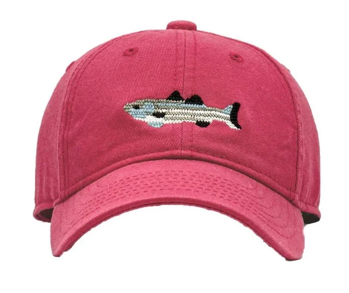 Striped Bass Hat – Weathered Red
