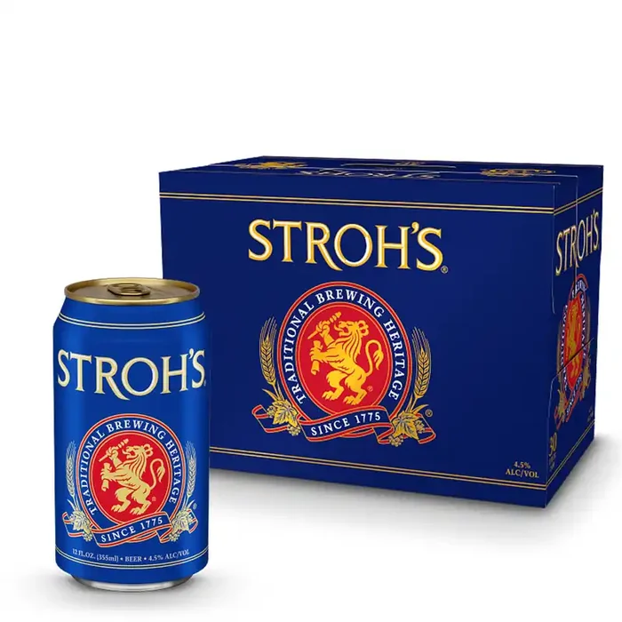 Stroh‘s Lager, 30 Pack, 12 fl oz Cans