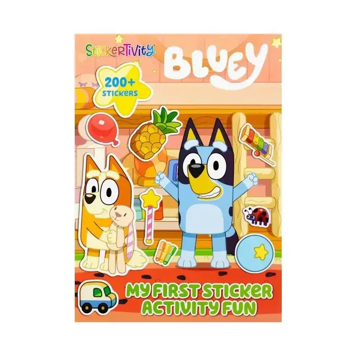 Studio Fun Bluey Stickertivity My First Sticker Activity Fun – by Dienesa Le (Paperback)