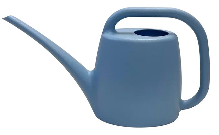 Style Selections 0.4375-Gallon Blue Plastic Traditional Watering Can