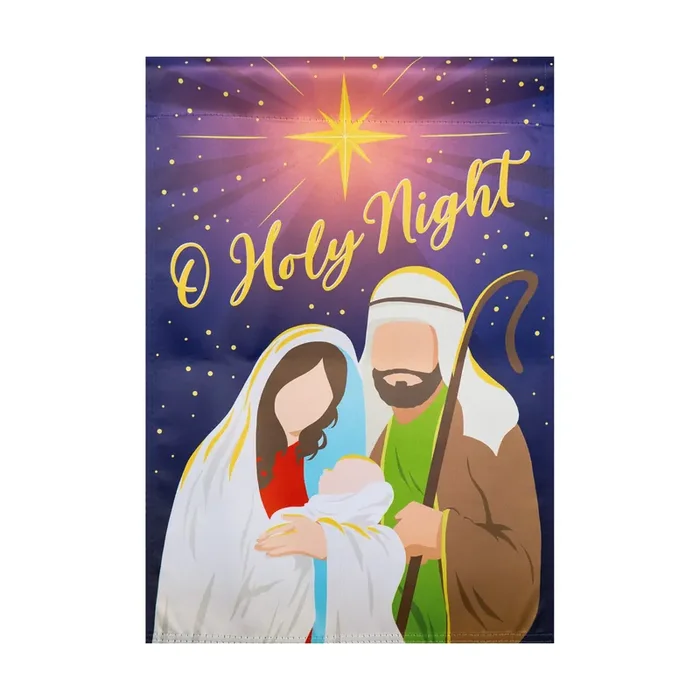 Style Selections 1-ft W x 1.5-ft H Christmas Garden flag