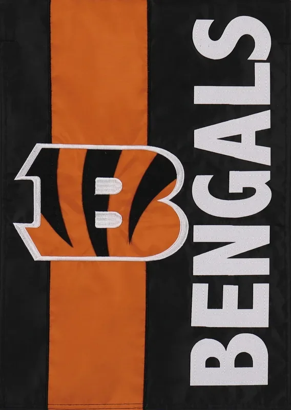 Style Selections 1 W x 1.5 H Cincinnati Bengals Garden flag
