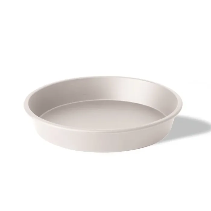 Style Selections 12.3-in Moonlight Beige Recycled plastic Plant Saucer