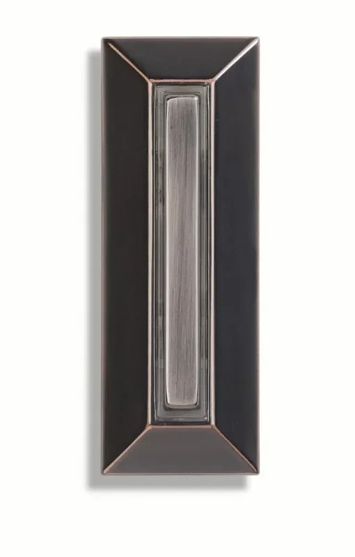 Style Selections Wired Lighted OIl Rubbed Bronze Doorbell Button