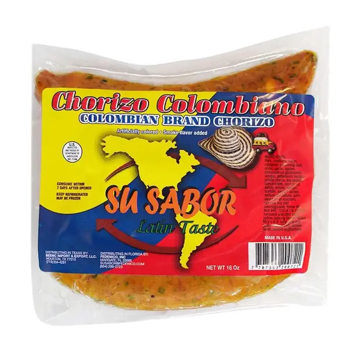 Su Sabor Chorizo Sausage Colombiano