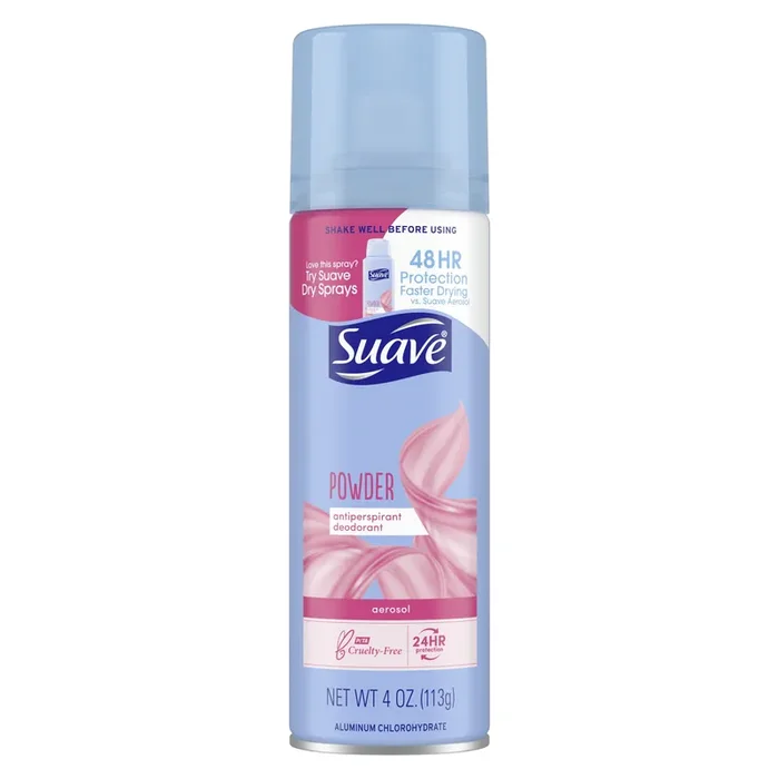 Suave Antiperspirant Deodorant Aerosol Powder, 4 oz
