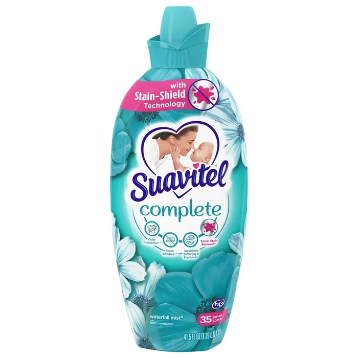Suavitel Complete Fabric Softener, Waterfall Mist – 41.5 fluid ounce
