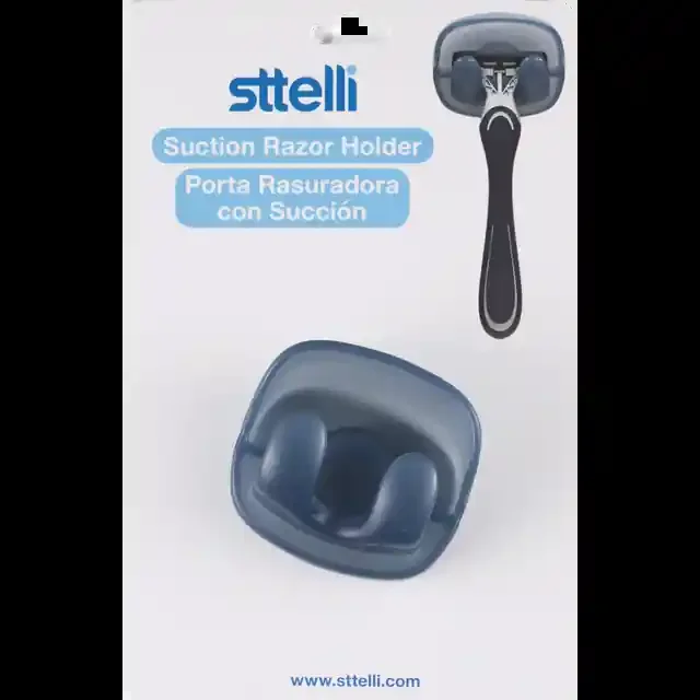 Suction Razor Holder Gray