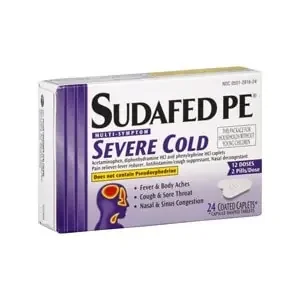 Sudafed Pe Severe Cold Caplets