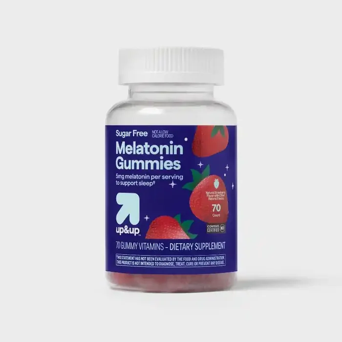Sugar Free Melatonin Gummies – 70ct – up&up™