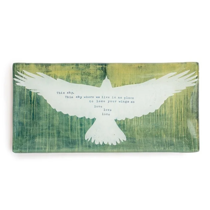 Sugarboo This Sky Rectangle Decoupage Plate
