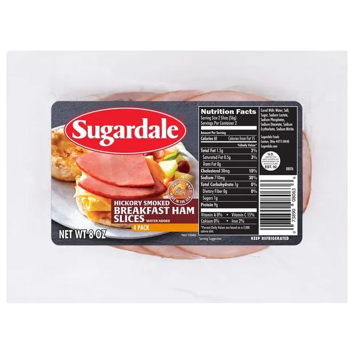 Sugardale Breakfast Ham Slices, 8oz.